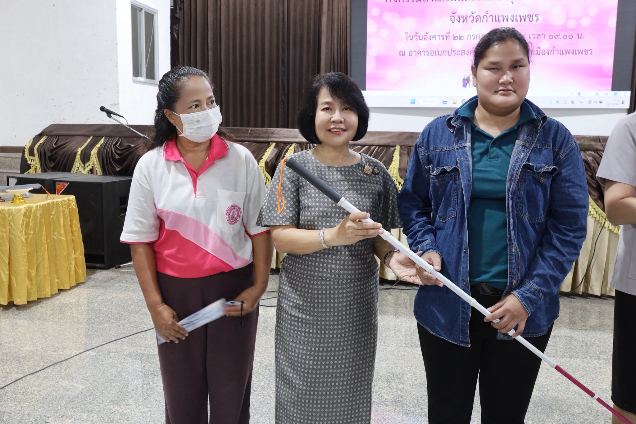 พช.กำแพงเพชร ร่วมกิจกรรมการส่งเสริมและพัฒนาคุณภาพชีวิตคนพิการจังหวัดกำแพงเพชร